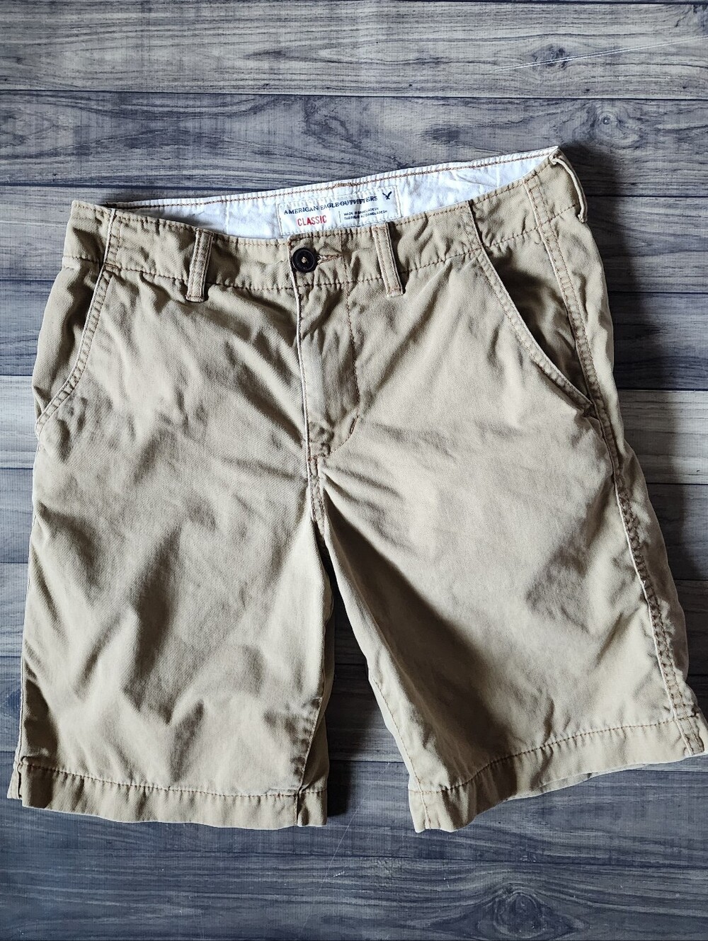 American Eagle Outfitters Tan Classic Fit Shorts